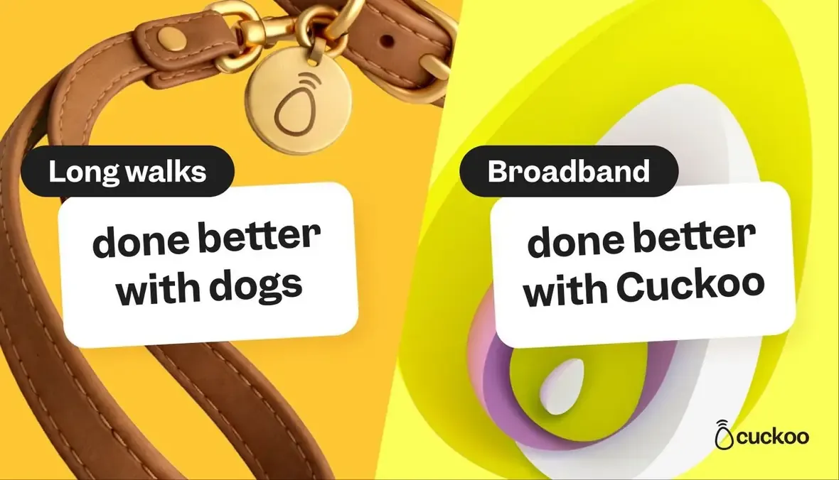 Cuckoo &lsquo;Broadband, done better&rsquo; spoof OOH — Long walks