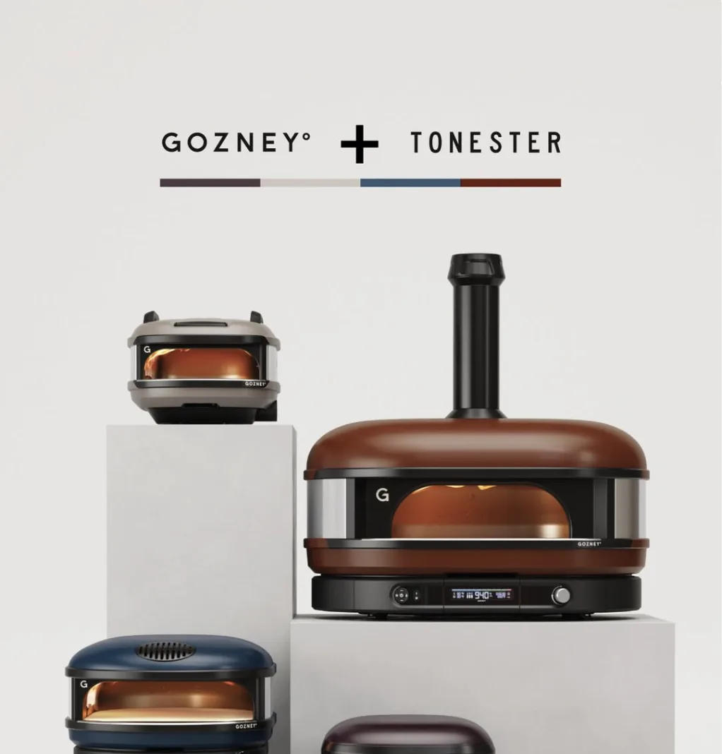Gozney + Tonester Instagram post — the four-oven collection